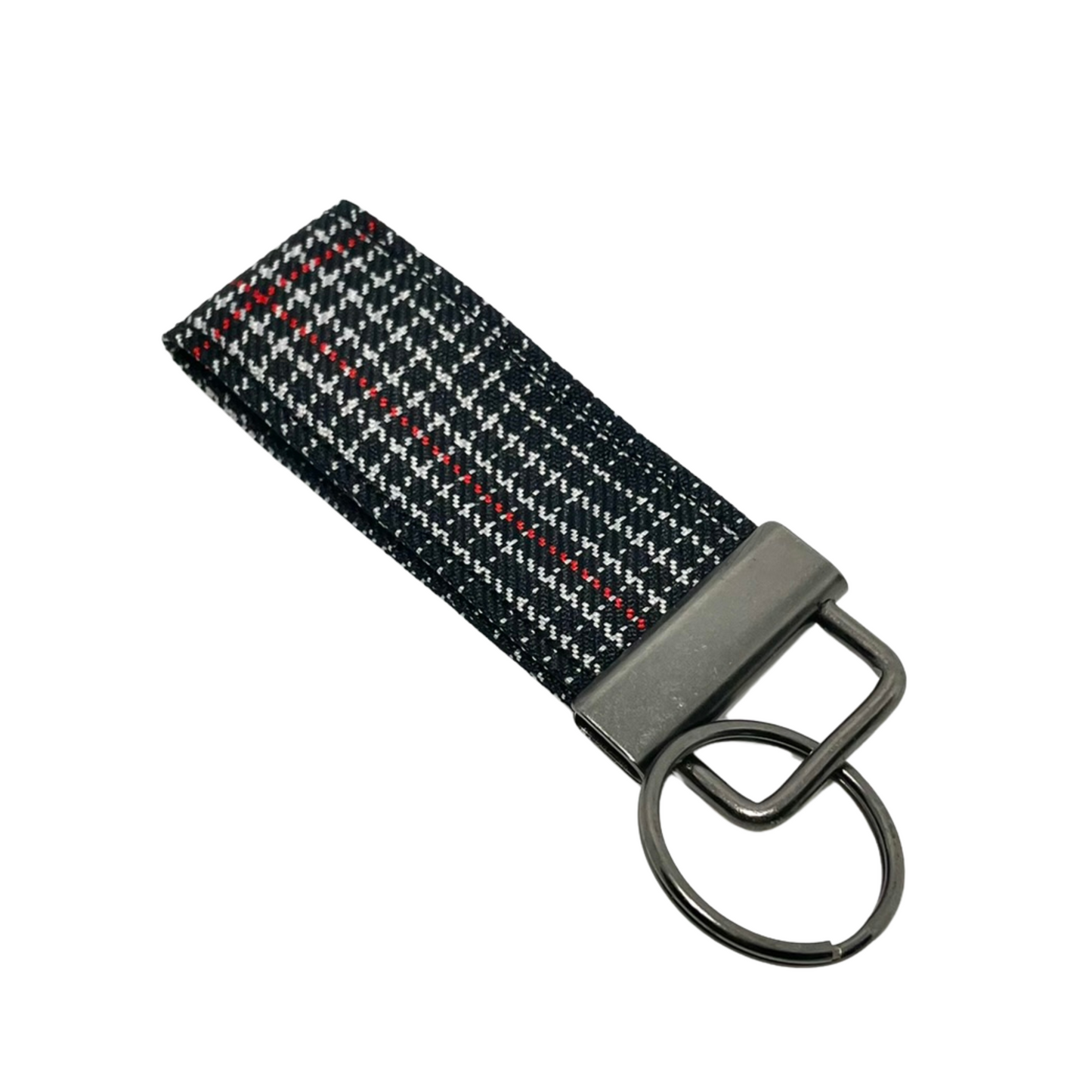 Plaid Keychain