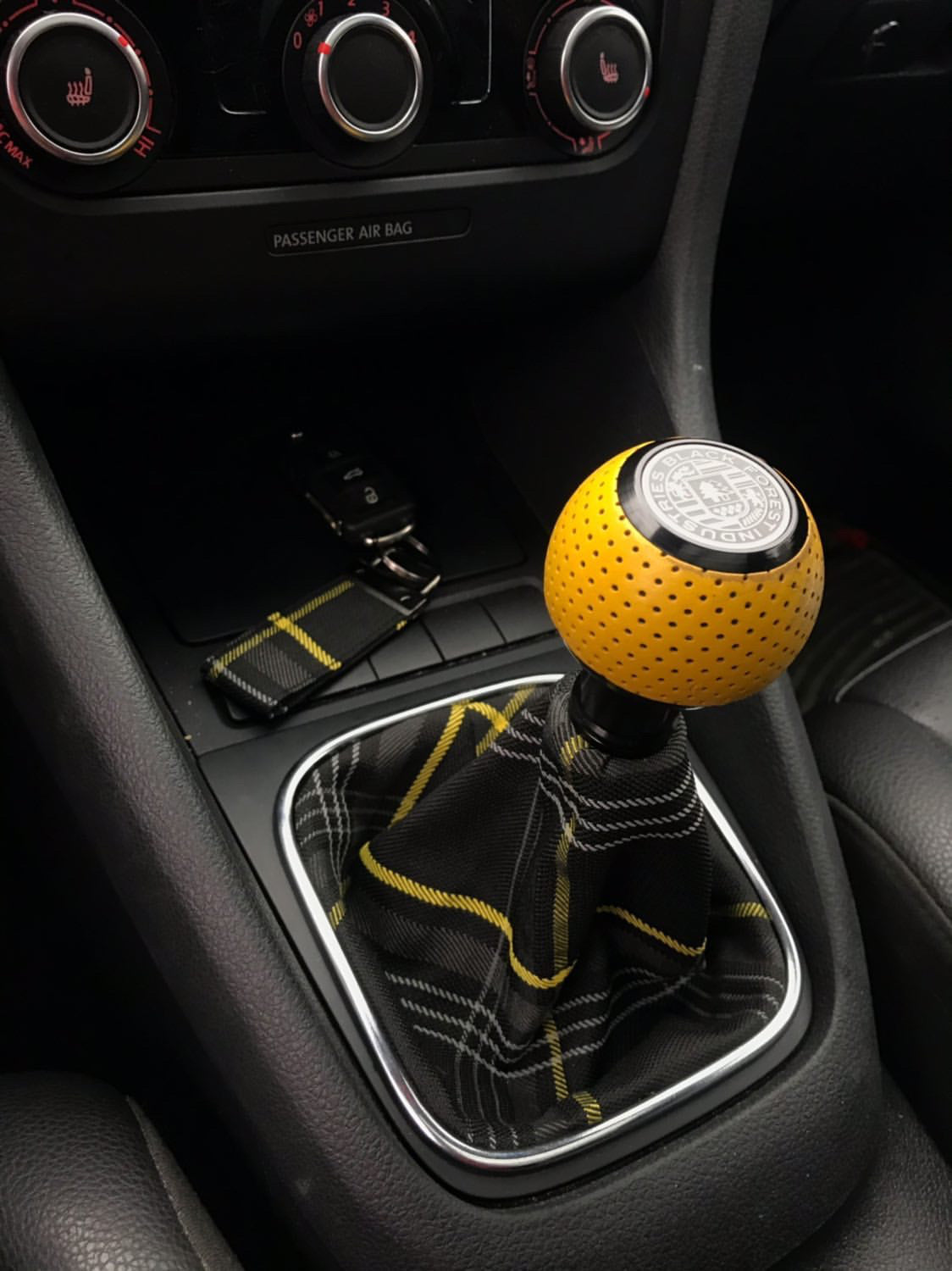 Yellow Clark Plaid Shift Boot
