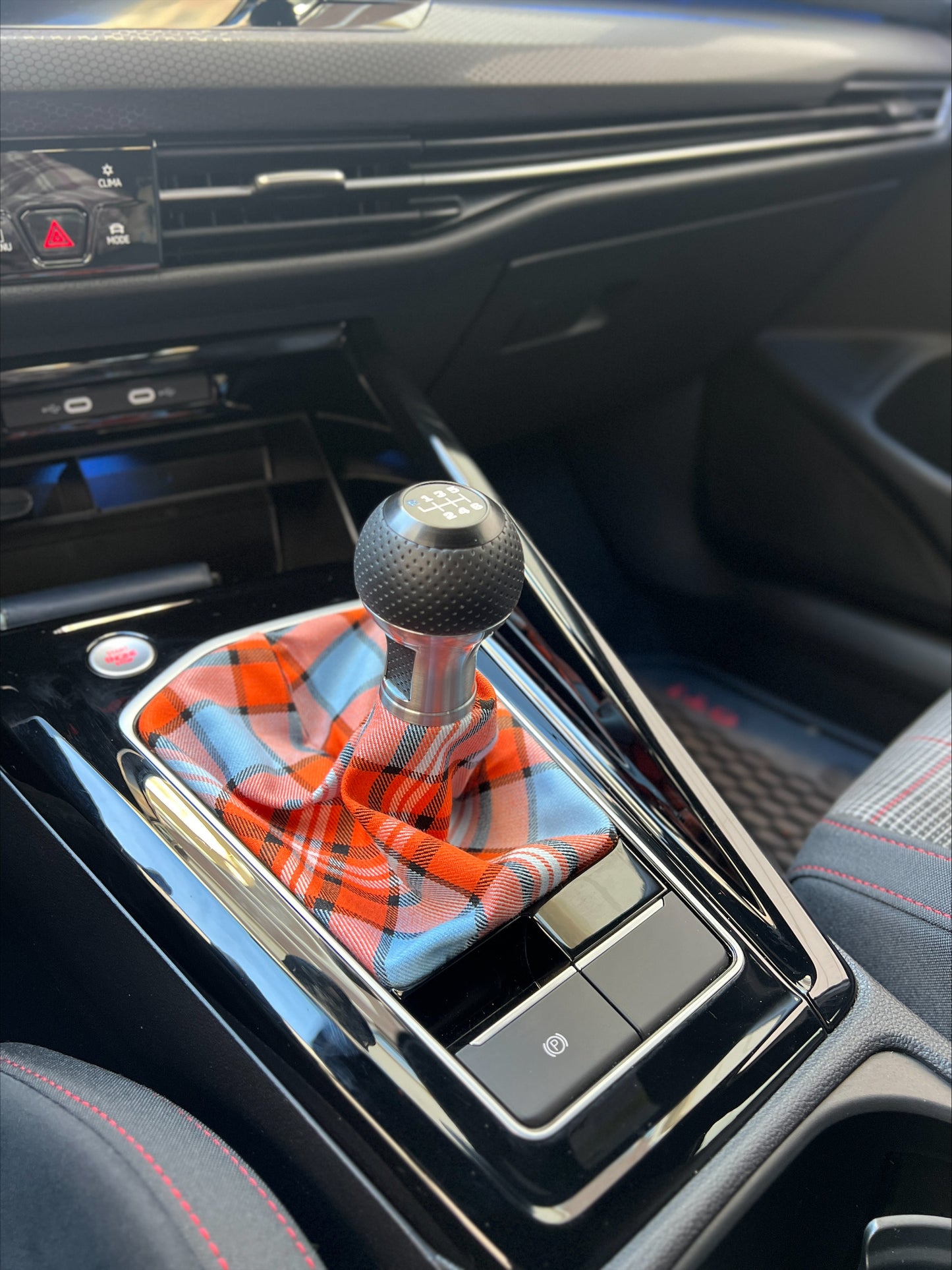 Reverse Orange/Blue Spirit of Le Mans Plaid Shift Boot