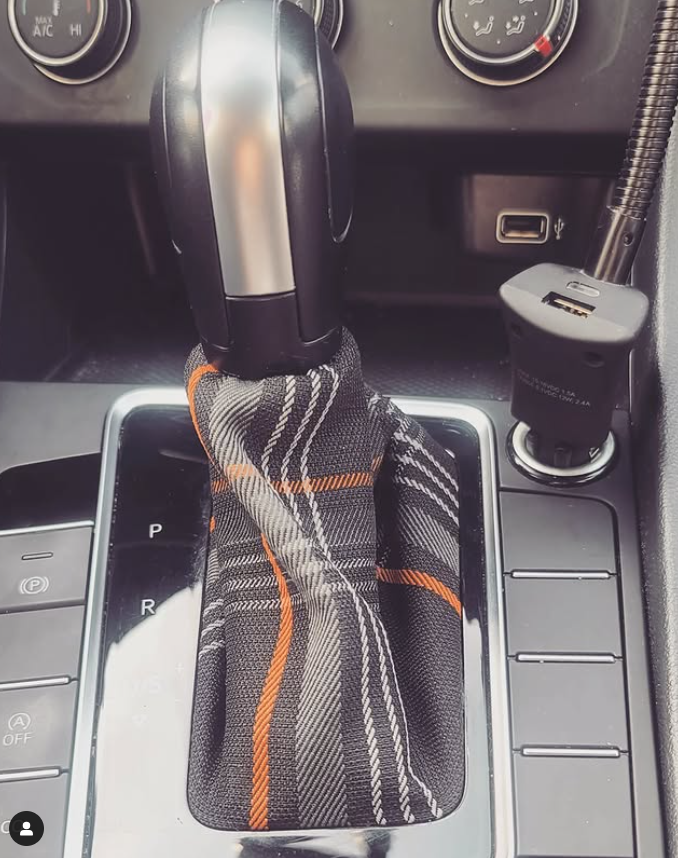 Orange Clark Plaid Shift Boot
