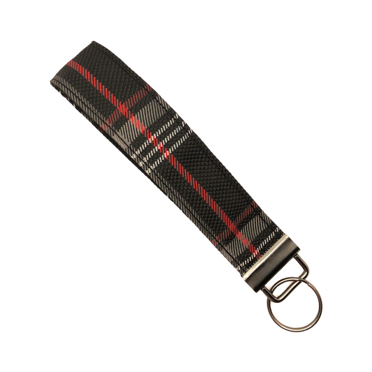 Plaid Keychain