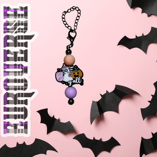 Boo Yall Dangly Cup Charm (GunMetal)