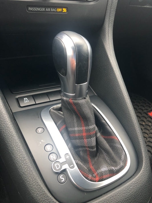 Jacky Plaid Shift Boot (MK6 Red Plaid)