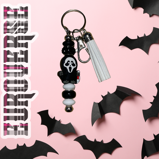 Ghostface Keychain (Silver)